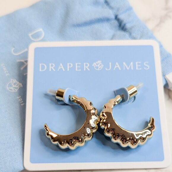 Draper James Ridge Hoop Earrings - Picture 5 of 5